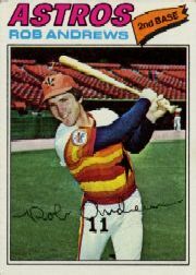 1977 Topps Baseball Cards      209     Rob Andrews